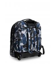 INVICTA NEW WAY NEW BUMP Fantasy Mochila con ruedas 2 en 1 camuflaje militar azul - Mochilas con ruedas - 2
