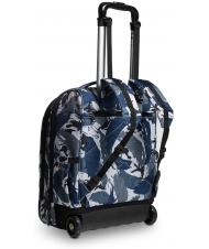INVICTA NEW WAY NEW BUMP Fantasy Mochila con ruedas 2 en 1 camuflaje militar azul - Mochilas con ruedas - 3