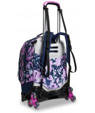 SEVEN DRAWINGPIN GIRL JACK Mochila con trolley desmontable, ruedas triples Bluedeep - Mochilas con ruedas - 3