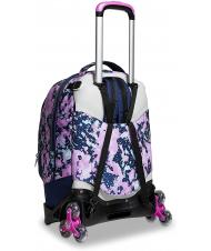SEVEN DRAWINGPIN GIRL JACK Mochila con trolley desmontable, ruedas triples Bluedeep - Mochilas con ruedas - 4