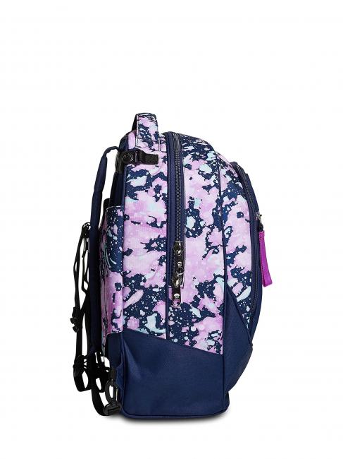 DRAWINGPIN GIRL JACK Mochila con trolley desmontable, ruedas triples Bluedeep - Mochilas con ruedas