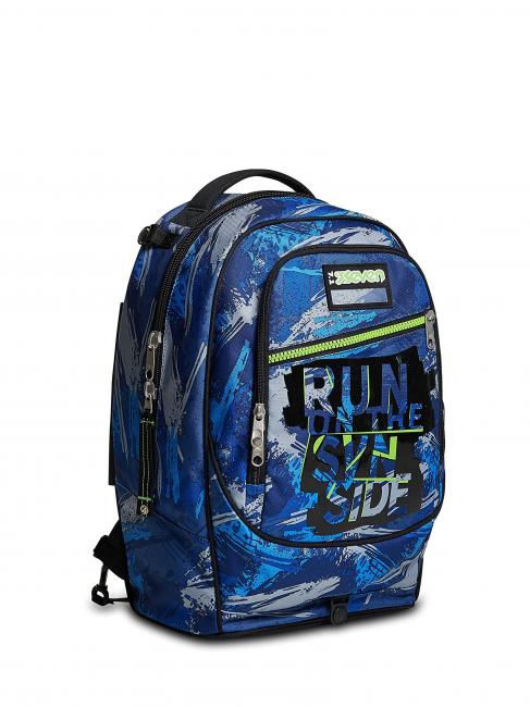7.1 JACK Crafter Boy Mochila trolley con triple rueda, desmontable Bluedeep - Mochilas con ruedas