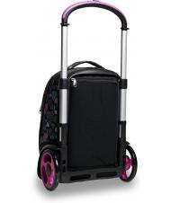 SEVEN 7.1 TYRE Patchyheart Girl Mochila Trolley Desmontable negro - Mochilas con ruedas - 6