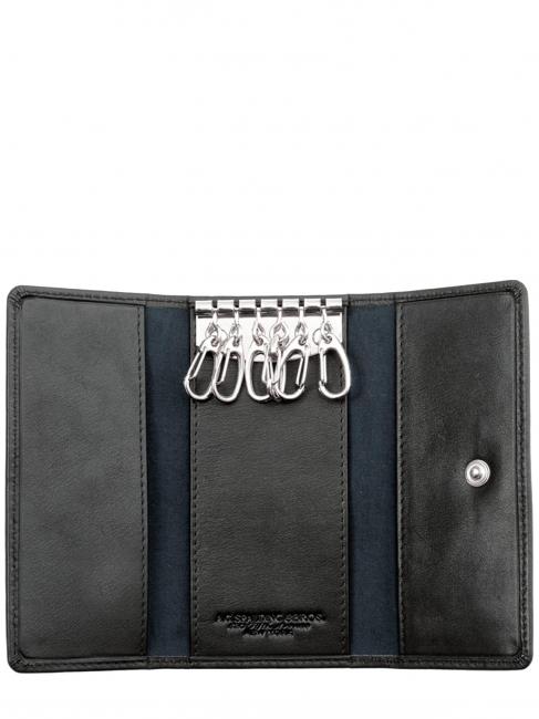 WASHINGTON Estuche de cuero para llaves negro - Llaveros