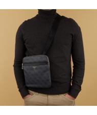 GUESS VEZZOLA Smart Bolsa plana NEGRO - Bandoleras Hombre - 5