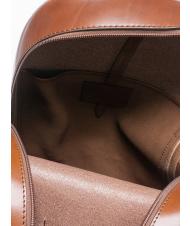 THE BRIDGE LORENZO Mochila de cuero para PC 14" Marrón / Paladio - Mochilas para portátil - 5