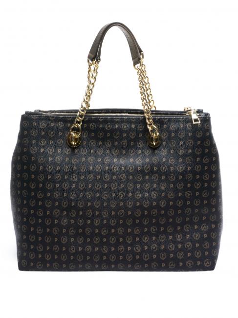 HERITAGE  Bolso con bandolera bronce negro - Bolsos Mujer