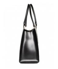 FURLA DORIS L Bolso tote de suave piel de becerro doble avion negro - Bolsos Mujer - 3