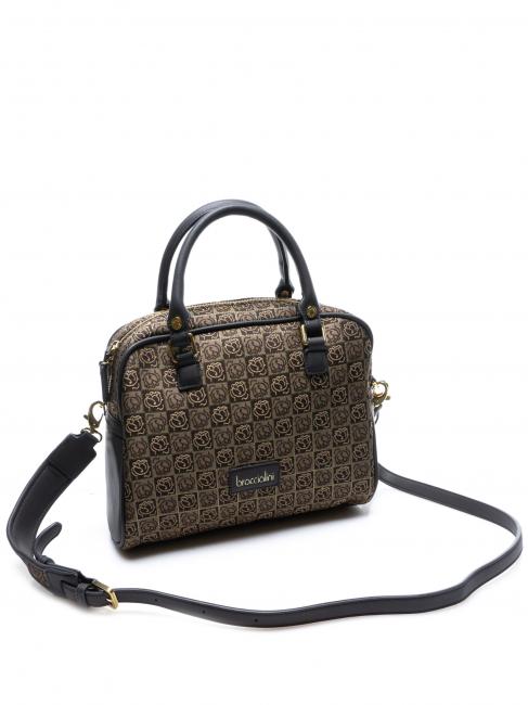 MONOGRAM Bolso satchel en tejido jacquard clásico - Bolsos Mujer