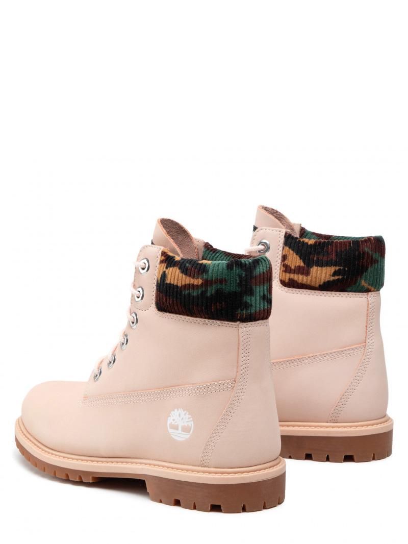 Inch Heritage Botas Cuero Camafeo Rosa - ¡Compra A Precios De Outlet!