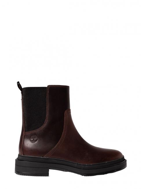 LISBON LANE Chelsea Botines de piel avellana - Zapatos Mujer