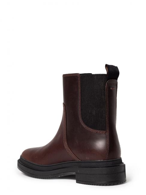 LISBON LANE Chelsea Botines de piel avellana - Zapatos Mujer