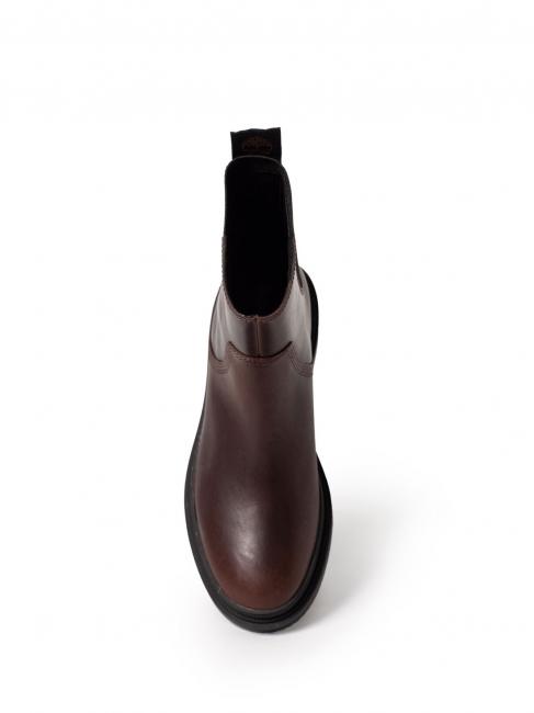 LISBON LANE Chelsea Botines de piel avellana - Zapatos Mujer