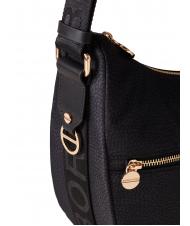 BORBONESE BORBONESO Bolso de hombro LUNA en tejido jet op negro oscuro - Bolsos Mujer - 3