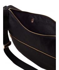 BORBONESE BORBONESO Bolso LUNA Hobo, mediano negro oscuro - Bolsos Mujer - 5