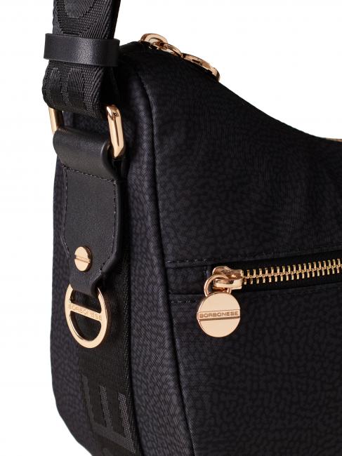 BORBONESO Bolso LUNA Hobo, Pequeño negro oscuro - Bolsos Mujer