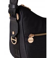 BORBONESE BORBONESO Bolso LUNA Hobo, Pequeño negro oscuro - Bolsos Mujer - 3