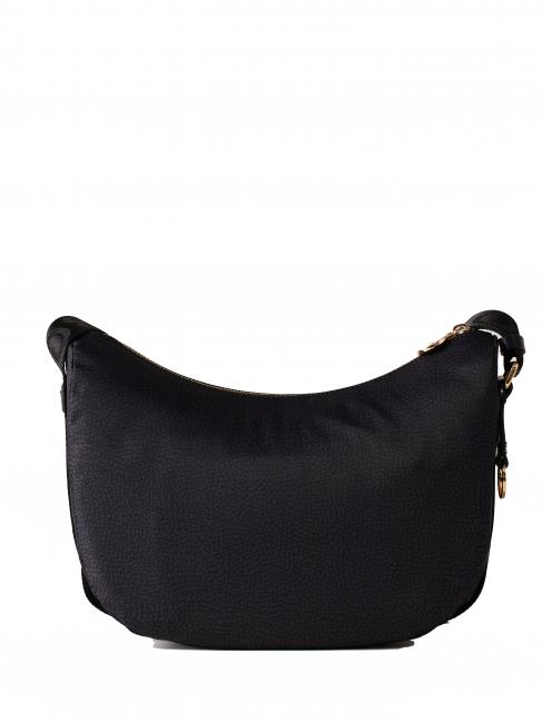 BORBONESO Bolso LUNA Hobo, Pequeño negro oscuro - Bolsos Mujer