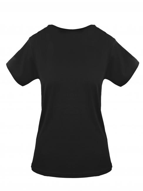 BICOLOR LOGO Camiseta de algod&oacute;n negro - camiseta