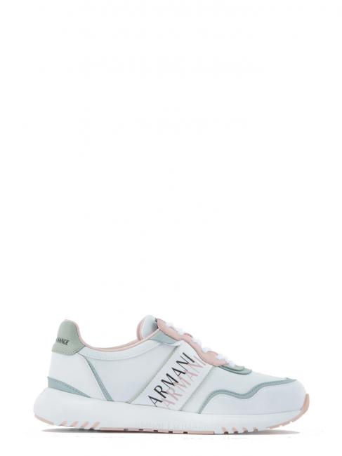 SNEAKERS Donna  op.blanco + rosa - Zapatos Mujer
