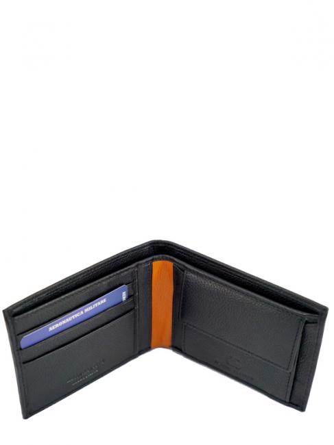 FIGHTER Cartera de cuero para hombre negro - Carteras Hombre