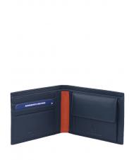 AERONAUTICA MILITARE FIGHTER Cartera de cuero para hombre azul - Carteras Hombre - 2