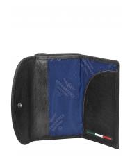 AERONAUTICA MILITARE TARGET Estuche de cuero para llaves negro - Llaveros - 3