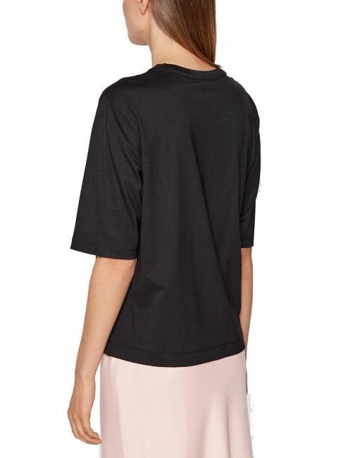MESH LOGO Camiseta de corte holgado Ck negro - camiseta