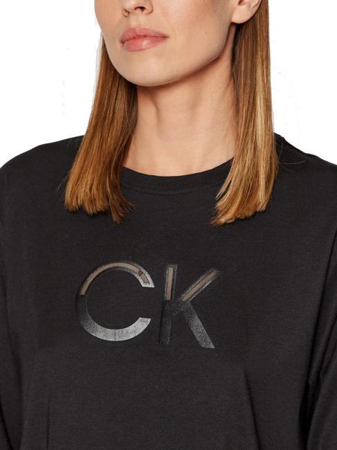 MESH LOGO Camiseta de corte holgado Ck negro - camiseta