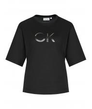 CALVIN KLEIN MESH LOGO Camiseta de corte holgado Ck negro - camiseta - 4