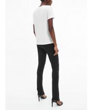 CALVIN KLEIN MICRO LOGO Camiseta de algod&oacute;n, regular fit Blanco brillante - camiseta - 2