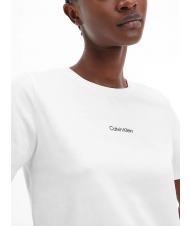 CALVIN KLEIN MICRO LOGO Camiseta de algod&oacute;n, regular fit Blanco brillante - camiseta - 3