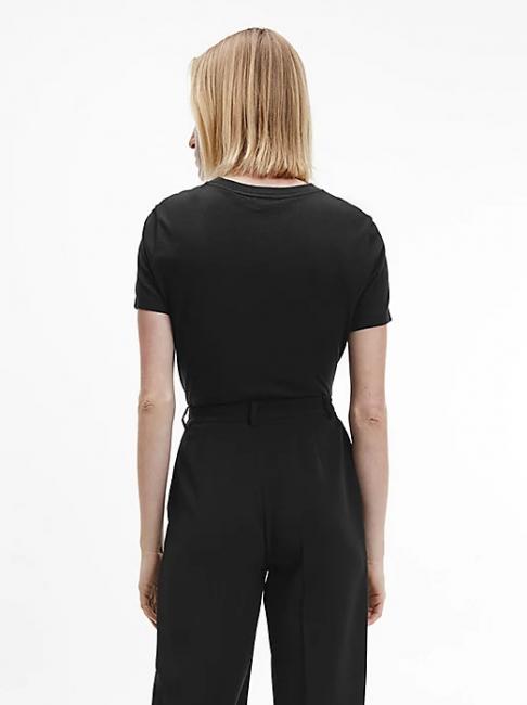 MICRO LOGO Camiseta de algod&oacute;n, regular fit Ck negro - camiseta