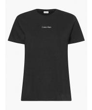 CALVIN KLEIN MICRO LOGO Camiseta de algod&oacute;n, regular fit Ck negro - camiseta - 5