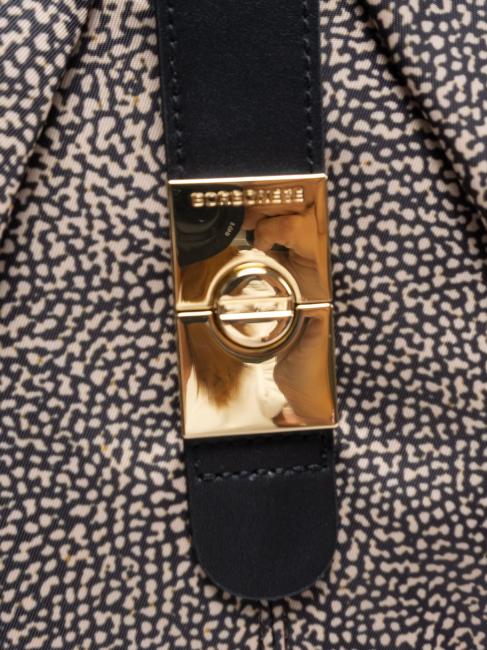 HOBO CORTINA MEDIUM Bolso bandolera mediano OP / NATURAL / NEGRO - Bolsos Mujer