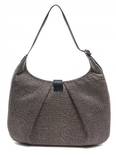 HOBO CORTINA MEDIUM Bolso bandolera mediano OP / NATURAL / NEGRO - Bolsos Mujer