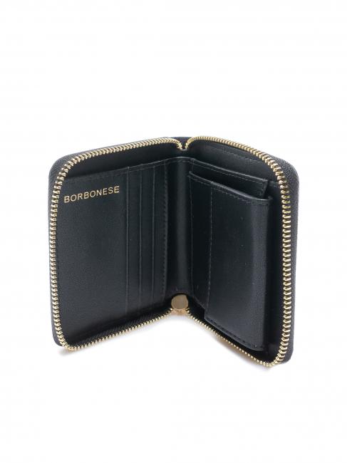 CLASSICA  Cartera mediana con cremallera negro oscuro - Bolsas de viaje