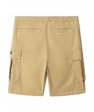 NAPAPIJRI N-DRU Bermuda cargo de algodón con cinturón pradera de arena - Pantalones - 7