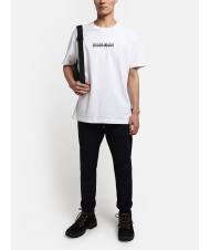 NAPAPIJRI S-BOX SS Camiseta de algod&oacute;n con cuadro de logo blanco brillante 002 - camiseta - 5