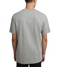 NAPAPIJRI S-BOX SS Camiseta de algod&oacute;n con cuadro de logo mezcla gris medio - camiseta - 2