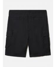 NAPAPIJRI N-DRU Bermuda cargo de algodón con cinturón negro 041 - Pantalones - 7