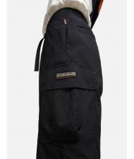 NAPAPIJRI N-DRU Bermuda cargo de algodón con cinturón negro 041 - Pantalones - 5