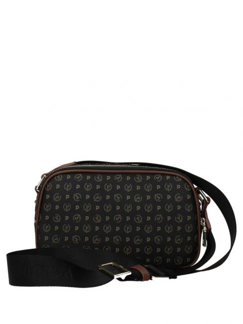 HERITAGE  Bolso cámara con bandolera negro marrón - Bolsos Mujer