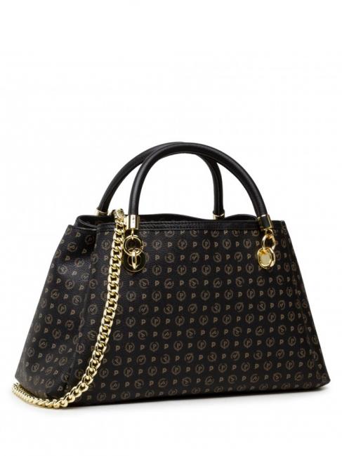 HERITAGE  Bolso de mano con bandolera negro - Bolsos Mujer