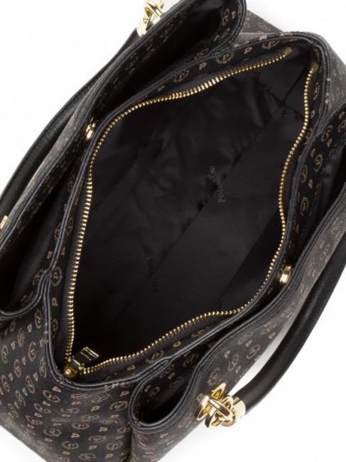 HERITAGE  Bolso de mano con bandolera negro - Bolsos Mujer