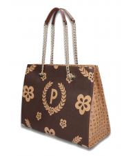 POLLINI HERITAGE  Bolsa de la compra con estampado all over - Bolsos Mujer