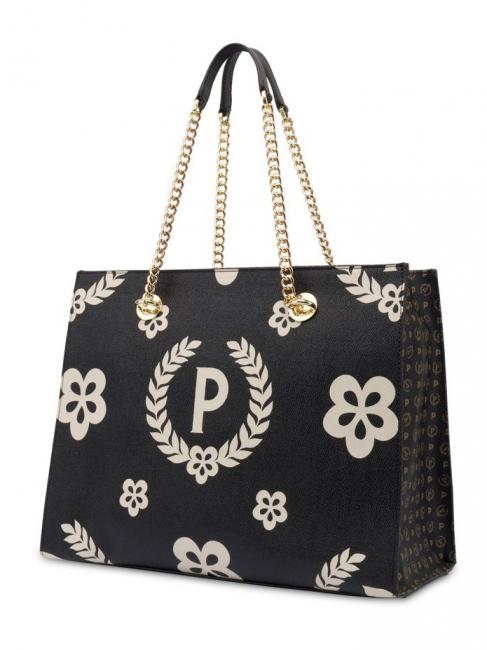 HERITAGE  Bolsa de la compra con estampado all over negro - Bolsos Mujer