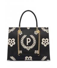 POLLINI HERITAGE  Bolsa de la compra con estampado all over negro - Bolsos Mujer - 3