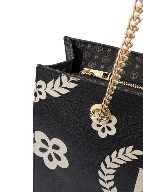 HERITAGE  Bolsa de la compra con estampado all over negro - Bolsos Mujer