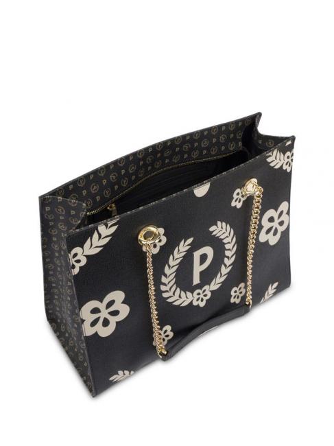 HERITAGE  Bolsa de la compra con estampado all over negro - Bolsos Mujer